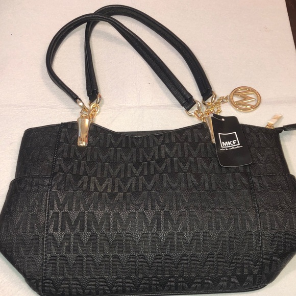 MKF Collection Black Shoulder Bag - Picture 1 of 4
